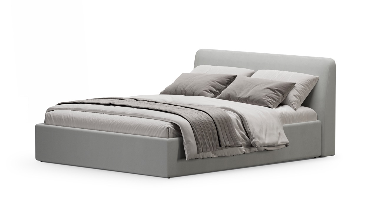 Кровать Симпл 200х200 велюр velutto soft 992