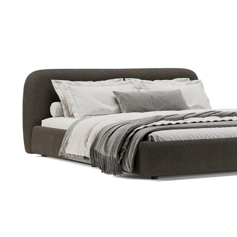 Кровать Лагом букле buckle brown 1.2x2.0